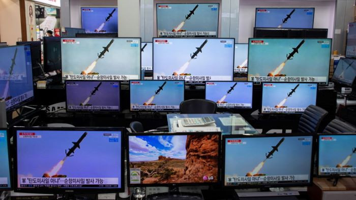 Северна Корея изстреля балистична ракета с малък обсег в неделя,